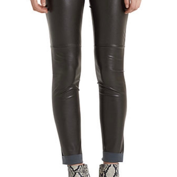 Marc Cain designer leather leggings - Picture 2 of 11